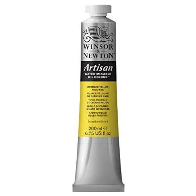 Imagen de Winsor &amp; Newton Artisan Tubo óleo miscible en Agua, 200 ml, Tono Amarillo de cadmio pálido,