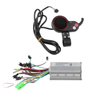Imagen de Controlador de Scooter Panel Control pantalla LCD con Interruptor Cambio Accesorios Eléctrico para Bicicleta Eléctrica (Modo dual a color 48V 250 / 350W)