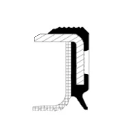 Imagen de CORTECO 49124364 Reten del Cigueñal lado de engranaje PTFE (Politetrafluoroetileno) LAND ROVER: Range Rover Sport, Velar
