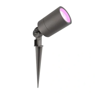Imagen de Ledvion LED de jardín Smart Wifi, antracita, IP65, 5W, RGBWW, cable 2 metros, Foco LED, para exterior