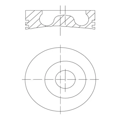 Imagen de Pistón MAHLE ORIGINAL 010 27 00