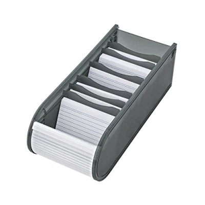 Imagen de Wedo 2508012 Fichero didáctico, caja para fichas A8 500 llena, color gris