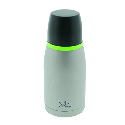 Imagen de Jata Hogar 909 Termo Bebida Frías y Calientes. para Llevar.Libre de BPA. Ligero. Cierre hermético. Tapa Usar como Vaso, Acero Inoxidable, Verde, 350 ml