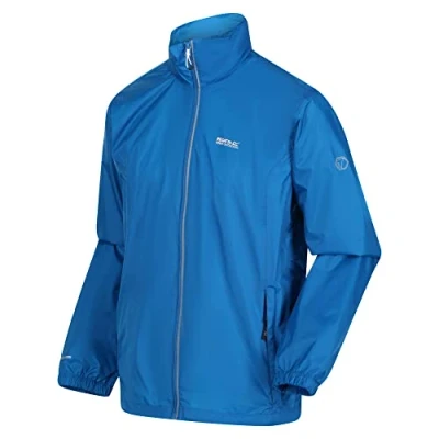 Imagen de Regatta Chaqueta impermeable Lyle IV Packaway para hombre, transpirable, con costuras selladas y cortavientos, perfecta actividades al aire libre, caminatas, senderismo acampadas