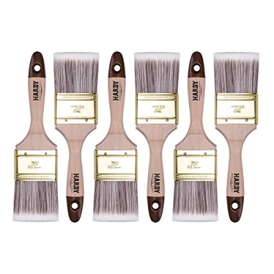 Imagen de HARDY WORKING TOOLS brochas pintura set de 6 piezas, piezas 60 mm ancho, madera, Cepillo Serie *45*, 6PCS, pinceles A0205 450625
