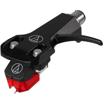 Imagen de Audio Technica AT XP5/H Cápsula para DJ audiófilo con aguja elíptica montada en un cabezal HS6 Rojo