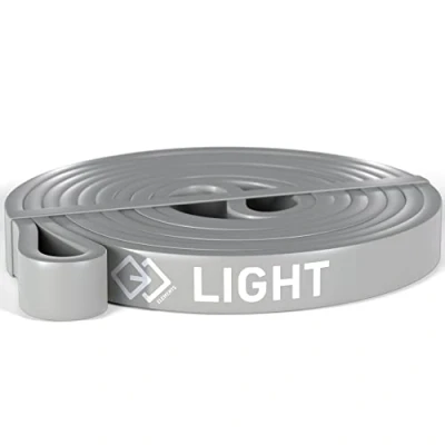 Imagen de GJELEMENTS Banda Elástica de Musculación Goma Premium Cinta Resistencia para Tracciones, Pull Ups, Ejercicios Glúteos, Entrenamiento Fuerza, Fitness Light 15 kg