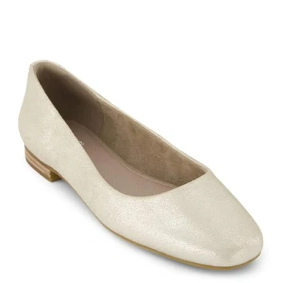 Imagen de TOMS Briella, Zapatos Tipo Ballet Mujer, Gamuza metálica champán, 40 EU