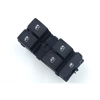Imagen de FUNFOB Mando Botonera Elevalunas Botón Control del Interruptor Ventana Eléctrica para Seat Ateca Ibiza/ST Leon VW Polo 2013 2014 2015 2016 2017 2018