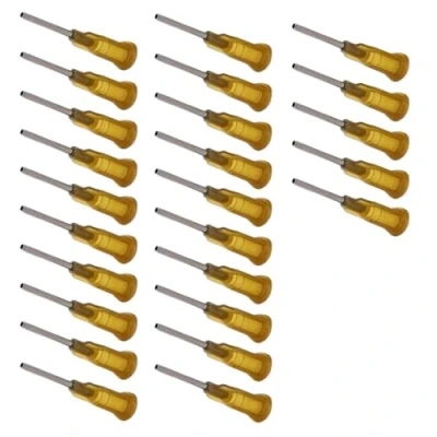 Imagen de jeringa de plástico Luer Lock, punta roma 17G, herramientas medición para medir, brillo labios, relleno líquidos, dispensación, manualidades, aplicador pegamento