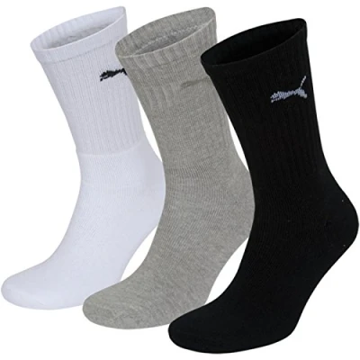 Imagen de Calcetines PUMA Crew unisex (3 pares)