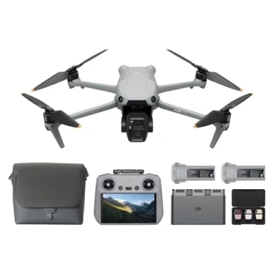 Imagen de Drone DJI Air 3S Fly More Combo (DJI RC 2), CMO 1&quot;, 45 min Autonomía, Vídeos 4K HDR, Doble Cámara, Panorámica Libre, Detección Obstáculos, Gris