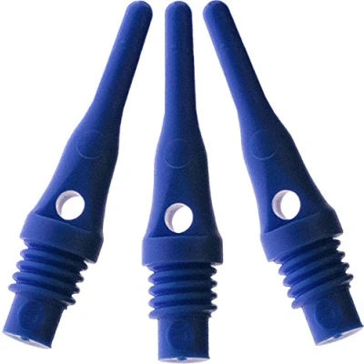 Imagen de Viper Dart Accesorios: Tufflex S.S. (Super Corto) 2BA Rosca Suave Punta Puntas de Dardos (100 y 1000 Paquetes), Unisex, Azul
