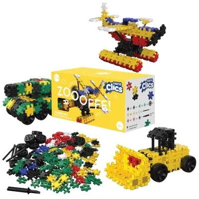 Imagen de Nano Clics Transport 250, Construction Toys for Children Ages 8 and up, Creative Educational in a 250 Piece Set, Building Blocks Girls Boys, Durable