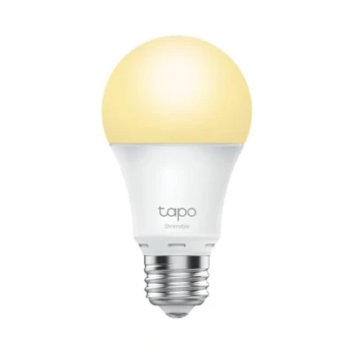 Imagen de Bombilla inteligente TP Link Tapo L510E, 2 unidades, WiFi, Control por voz, Luz cálida, Regulable, Blanco
