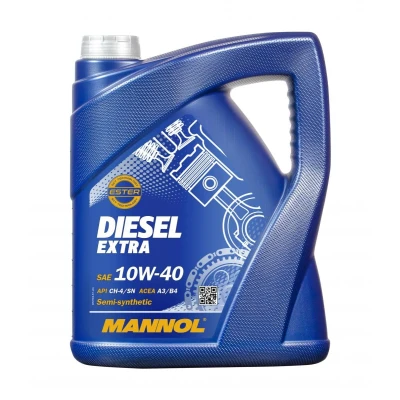 Imagen de Mannol Diesel Extra 10W 40 5L Aceite de motor MN7504 5 RENAULT: MEGANE 2, MASTER 3 Bus, 2 Coupe Cabriolet, VOLKSWAGEN: Golf 3, 5, Vento
