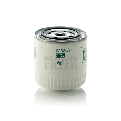 Imagen de MANN FILTER W 920/21 Filtro de aceite 3/4 16 UNF con válvula bloqueo retorno enroscable LADA: Niva, 1200 1600 Berlina