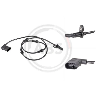 Imagen de Sensor, revoluciones de rueda A.B.S. 32130