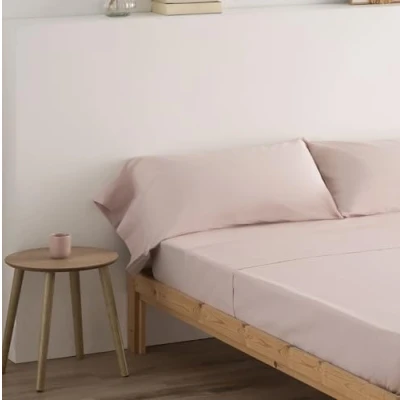 Imagen de Donegal Collections Sabanas 90x190 Juego de Cama 90 Rosa Bajera, Sabana Encimera y 1 Funda Almohada Primavera Verano Estampadas Tacto Extra Suave Algodon/Poliester
