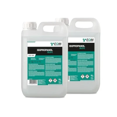 Imagen de EQM ECO 301 Alcohol Isopropílico 99,9% 10L Isopropanol Limpieza componentes electrónicos, objetivos y pantallas de resinas en impresión 3D Limpiacristales desengrasante