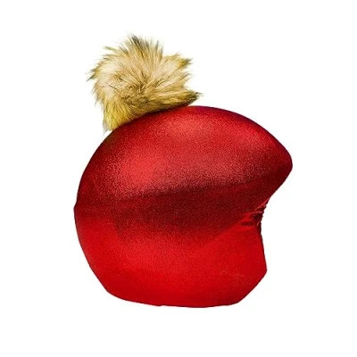 Imagen de COOLCASC Exclusive Rojo pon Beige Funda para Casco Universal