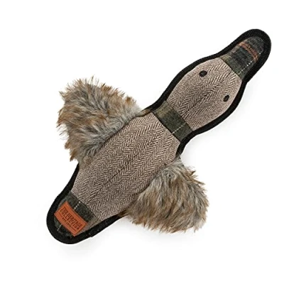 Imagen de Ancol Heritage Tweed Selección de Juguetes para Perros, Pato/Hueso/Zorro/Liebre, Pato, 0.2 kg
