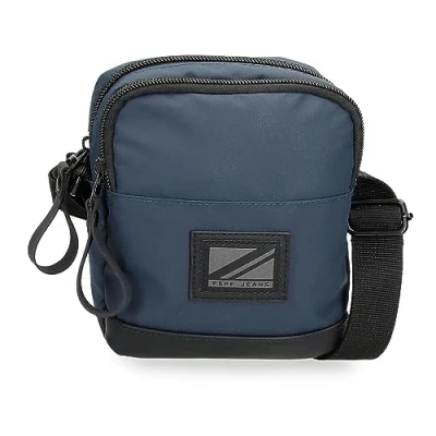 Imagen de Pepe Jeans Hoxton Bandolera Pequeña Azul 12x15x3,5 cms Poliéster