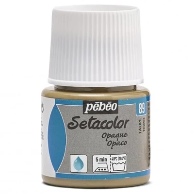 Imagen de Pébéo Setacolor Fabric Paint Botella, Hierro, Taupe, 45 ml,