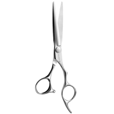 Imagen de AOLNDUO Prime tijeras de barbero (6 pulgadas) con Super Convex Edge Hecho a mano VG10 para el pelo Profesionales movimiento suave y peluquería finas salón…