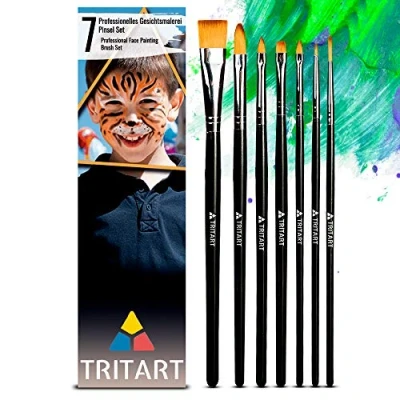 Imagen de Set 7 Pinceles maquillaje I para niños