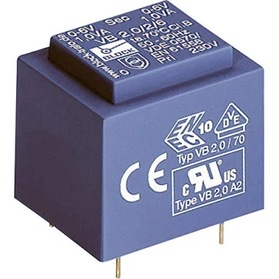 Imagen de Block VB 2,8/2/9 Transformador de impresión (1 x 230 V, 2 9 V/CA, 2,80 VA 155 mA)
