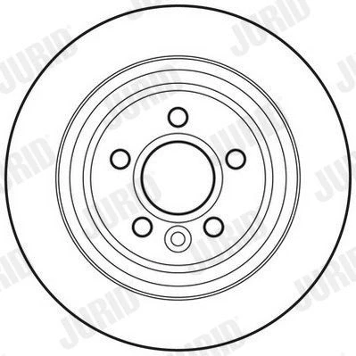Imagen de JURID 562741JC Disco de freno 300 11 5 macizo revestido sin tornillos OPEL: Insignia A Berlina, VOLVO: V60 I, S80 II, S60 II