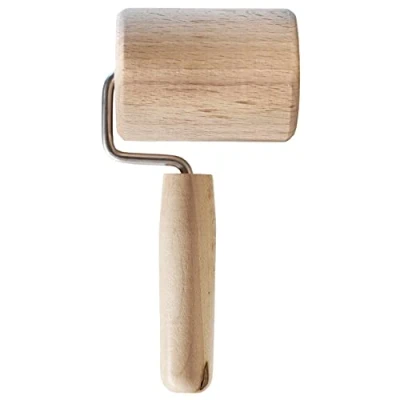 Imagen de Chinchilla® Rodillo para bandeja de horno cilíndrico madera haya, el ayudante estable la cocina, fabricado en Alemania, calidad sostenible 18 x 5 cm