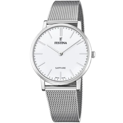 Imagen de Festina Reloj Planta mecánica con Auto Cuerda para Hombres de Cuarzo Correa en Acero Inoxidable F20014/1