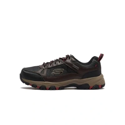 Imagen de Skechers SELMEN CORMACK, Zapatillas para caminar Hombre, Chocolate Black Leather W/ Synthetic &amp; Mesh, 42.5 EU
