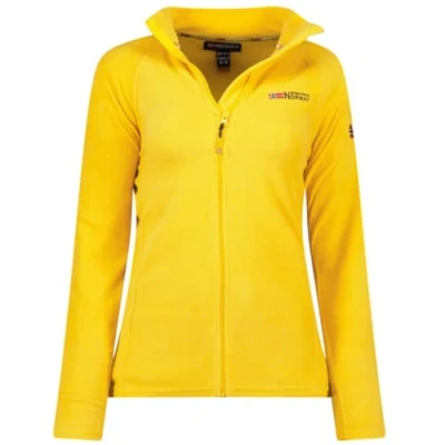 Imagen de Geographical Norway Tug Lady Fz Chaqueta Forro Polar Mujer Cremallera Otoño Invierno Primavera Ciente Suéter Mujeres De Manga Larga Piel Suave Aire Libre (MOSTAZA XXL)