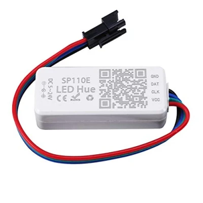 Imagen de Jikoiuty WS2812B SK6812RGB SK6812RGBW Bluetooth SP110E Mini controlador, soporta todas las tiras LED/módulo luz/panel/cadena, iOS