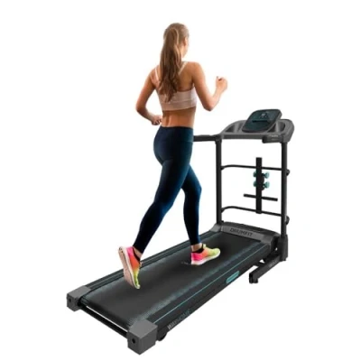 Imagen de Cecotec Cinta de Correr Plegable DrumFit WayHome 1700 Sprint. 1100W, 1 17 Km/h, 12 Programas, Panel LCD, Superficie Carrera 130x44cm con Amortiguación, Conexión Mini Jack