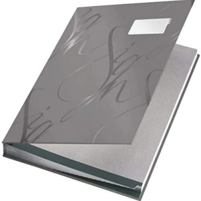Imagen de Leitz 57450085 Portafirmas SIGN fuelle 18 separadores acabado soft grip color gris