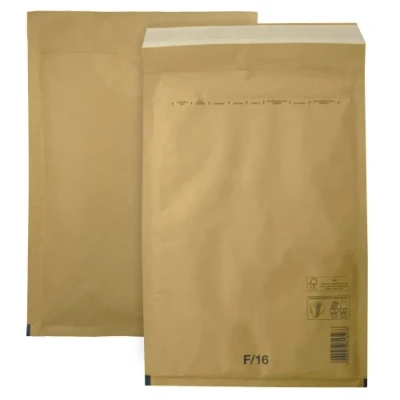 Imagen de Netuno 50x sobres acolchados con burbujas de aire marrones DIN 16/F 240x350mm burbuja autosellados reciclables resistentes al desgarro bolsa embalaje envíos postales tránsito ropas