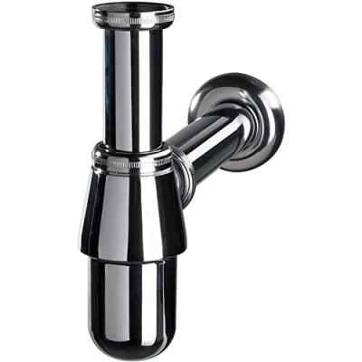 Imagen de S&amp;M 751424 Sifón Botella Lavabo Latón Cromado 1 1/4&quot; 32 mm
