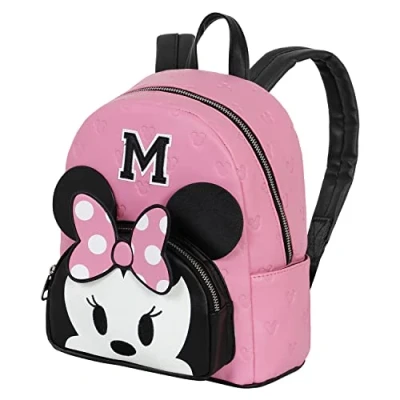 Imagen de Disney Minnie Mouse M Mochila Heady, Rosa, 24.5 x 29 cm, Capacidad 8 L