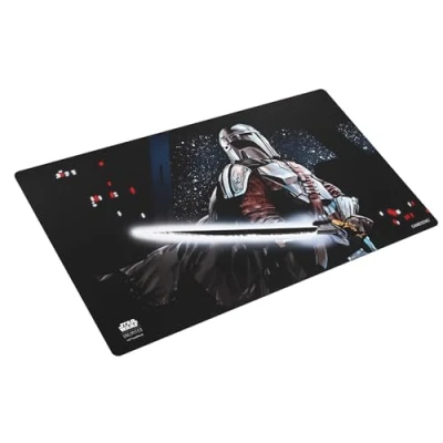 Imagen de Gamegenic Star Wars: Unlimited Game Mat Mandalorian Licencia Oficial Impreso a Todo Color Tapete 61 cm x 35 Compatible con TCGs y