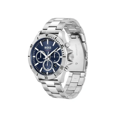 Imagen de BOSS Troper Cronógrafo, Hombre, Talla: One Size, Silver/blue