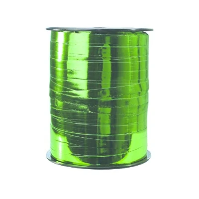 Imagen de Maildor 602006C Bobina de cinta bolduc color rojo metalizado (250 m x 7 mm), verde imperio