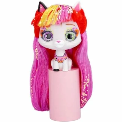 Imagen de IMC Gatita VIP Pets Cats. Gatas de 9,5 cm y Cabello 30 (Exp 6 Piezas) Mod Sdos, Multicolor (713031)