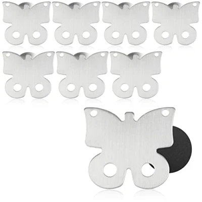 Imagen de com four® 8X Pesas para manteles de Acero Inoxidable Clip magnético Aprox. 60g