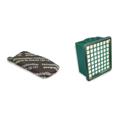 Imagen de Juego de filtros para Vorwerk Kobold VK 130, 131 con eléctrico Cepillo EB 350 351