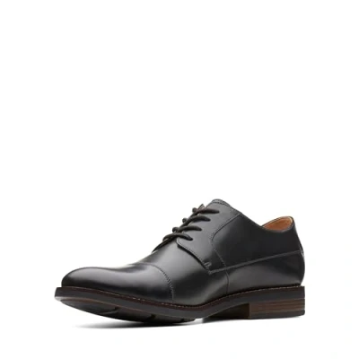 Imagen de Clarks Becken Cap, Zapatos de Cordones Derby Hombre, Negro (Black Leather ), 41 EU