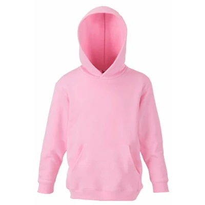Imagen de Fruit Of The Loom SS106B Sudadera con Capucha, Rosa (Light Pink), 12 13 años (Talla del Fabricante: 34) para Niños